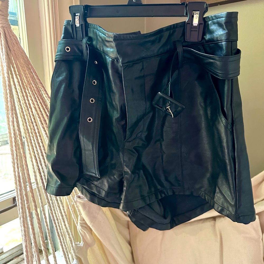 Altar’d state leather shorts